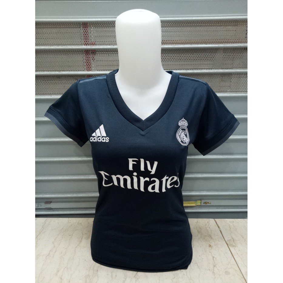 JERSEY BOLA WANITA REAL MADRID AWAY LADIES 2018/2019 GRADE ORI