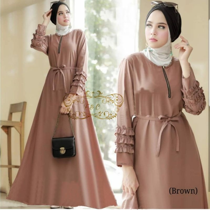 MAXY BURLIAN, BALOTELLY, GAMIS HIJAB MUSLIM, DRESS