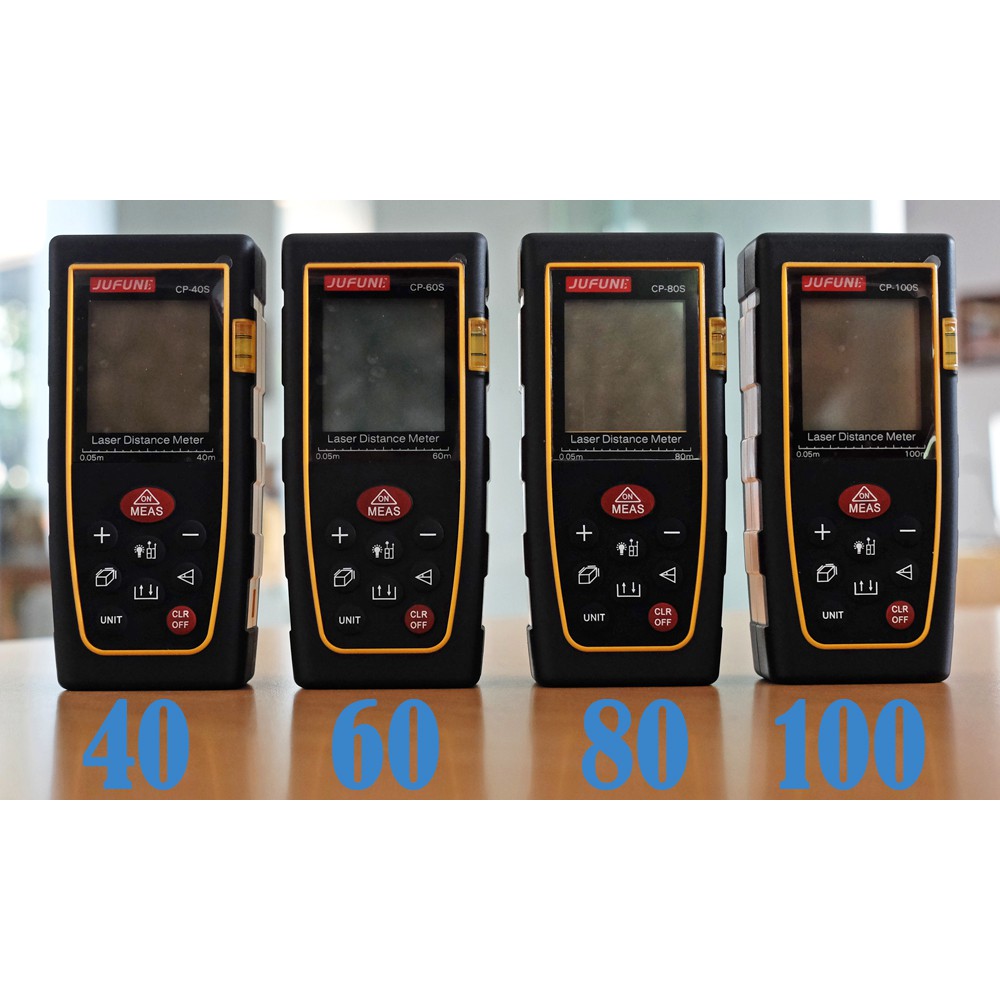 JUFUNE Meteran Laser Distance Meter 40m 60m 80m 100m 120m Digital Rangefinder Alat Pengukur Jarak