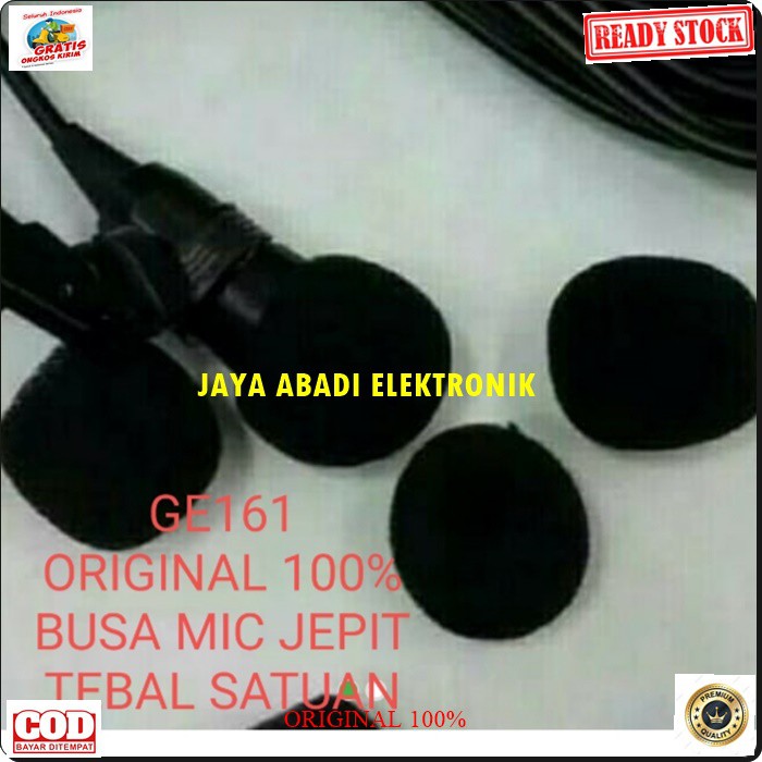 G161 Busa mic jepit bando klip headset tebal spoon mik pengaman microphone ori pembungkus mikrophone asli spon pelindung G161  UNTUK SEGALA JENIS MIC JEPIT KLIP ATAU BANDO HEADSET  Bahan sangat tebal dan tidak mudah sobek G161