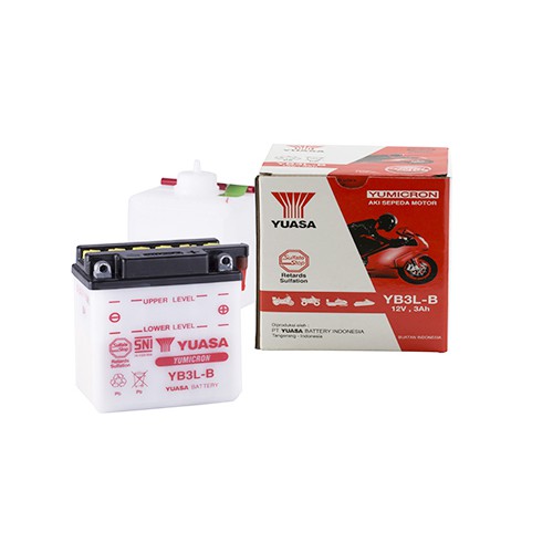 AKI BASAH YUASA YB3L-B RX KING - SATRIA 2T 2 TAK / HIU / LUMBA
