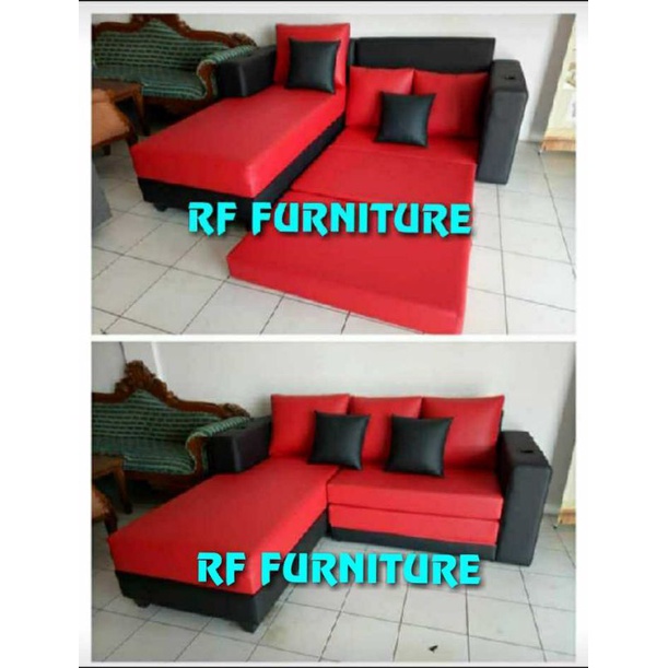 sofa l bed lantai