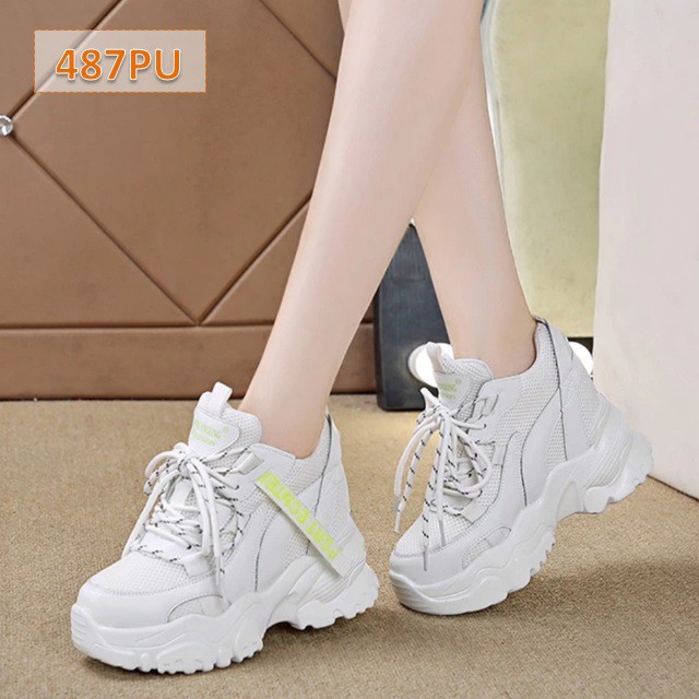 Sepatu Wanita Wedges Cewek Center Fashion (487) Sole 8 cm