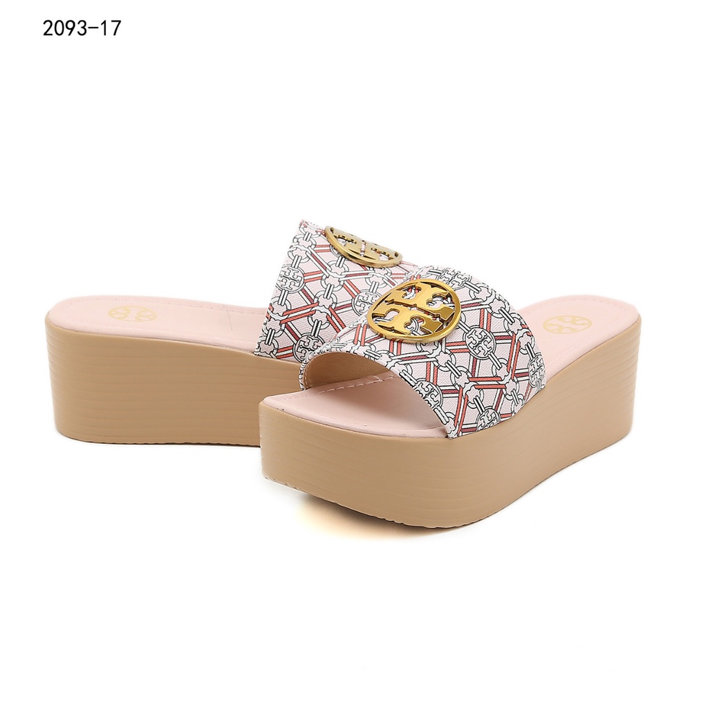 TB Wedges Platform Slide Mules Sandals #2093-17