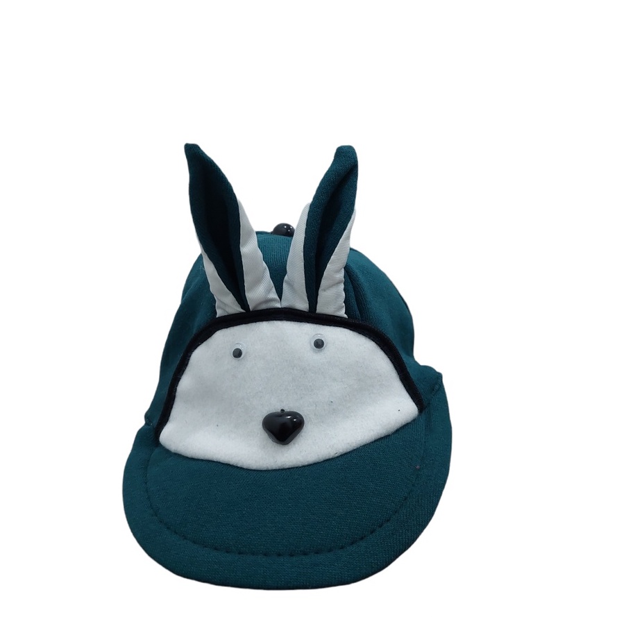 Topi Anak Karakter Kelinci Laki Perempuan Usia 1-3 Tahun Bahan Kaos Fleece Imut Lucu Kualitas Premium