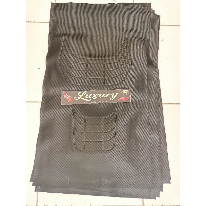 sarung cover jok motor embos karbon universal motor