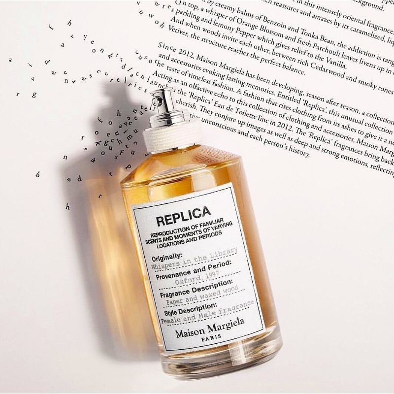 PARFUM ORIGINAL R3PL1C4 WHISPERS IN THE LIBRARY (unisex) REJECT/TESTER