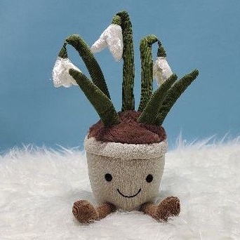 JELLYCAT AMUSEABLE SNOWDROP / BONEKA BUNGA JELLYCAT