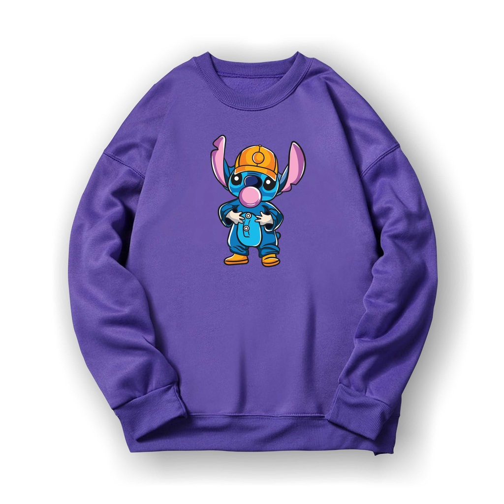 STICH Basic Sweater II STICH Sweater Crewneck II Sweatshirt SIZE M - XL ( Pria &amp; Wanita / Anak &amp; Dewasa )