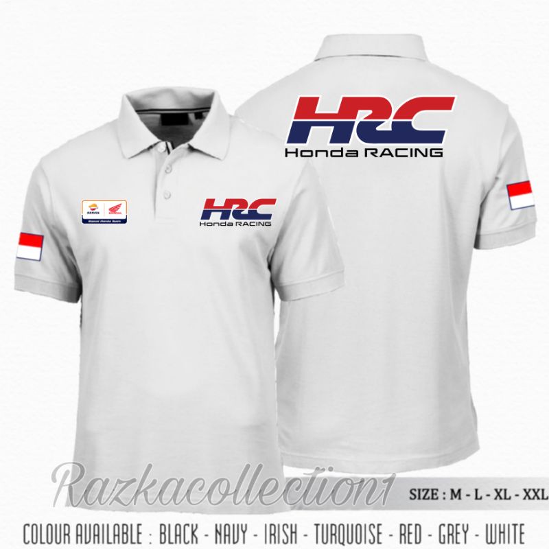 Kaos Kerah HRC / Polo Shirt HRC Honda Racing Repsol / Kaos Polo HRC Honda Racing / Kaos Repsol Honda