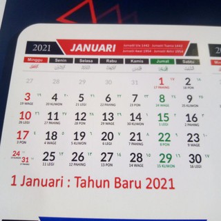 Kalender 2021 Custom lengkap tanggal masehi hijriyah jawa ...