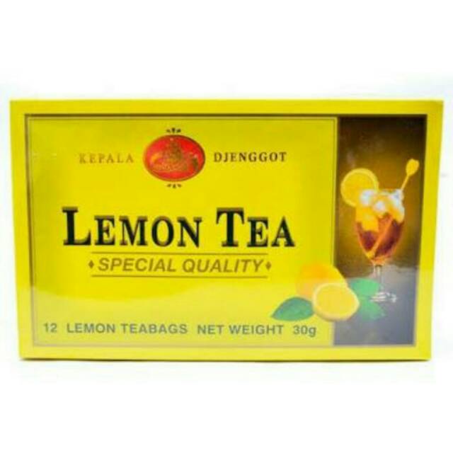 

LEMON TEA TEH RASA LEMON KEPALA DJENGGOT isi 12 SACHET