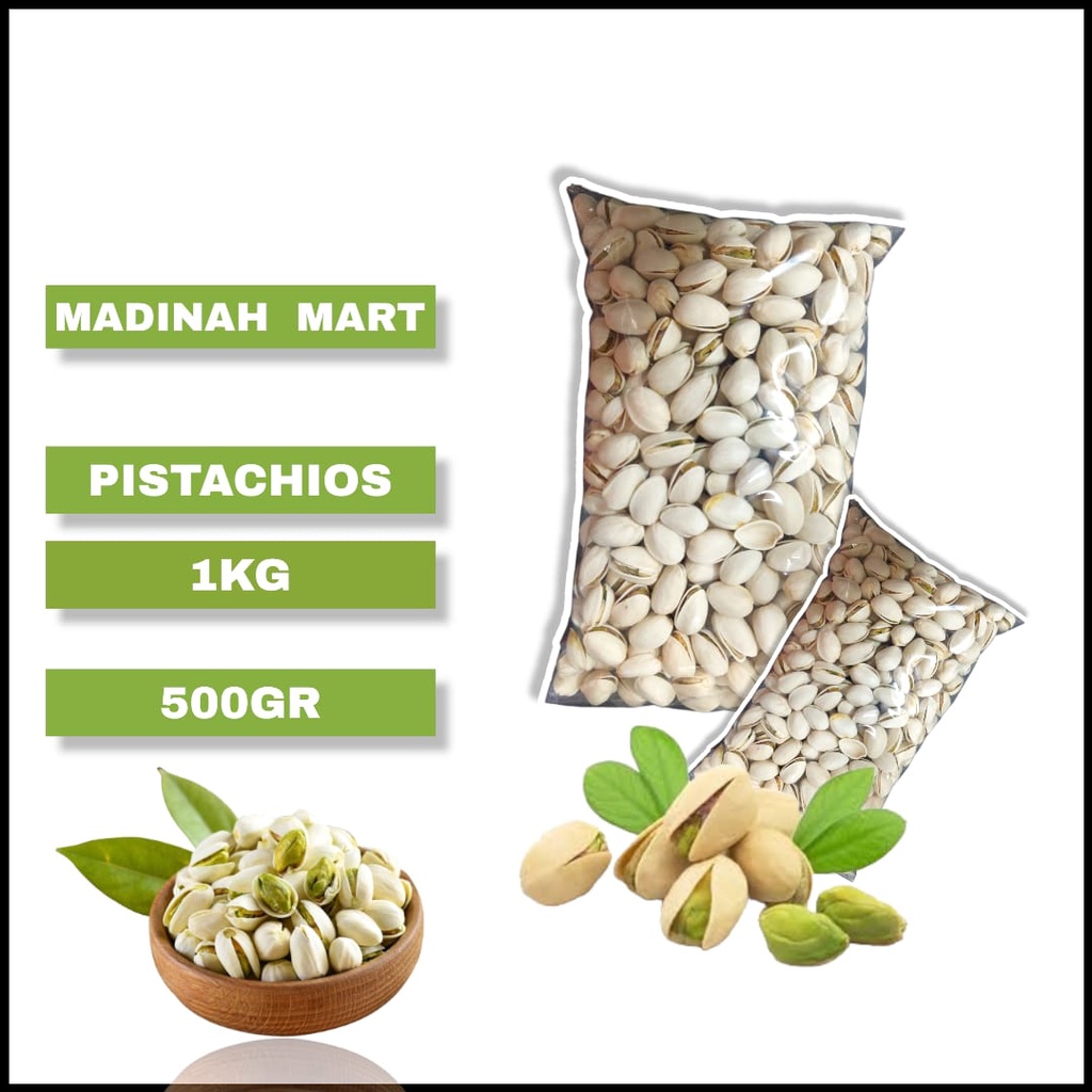 

kacang pistachios 1kg/kacang fustuk/kacang arab oleh oleh haji