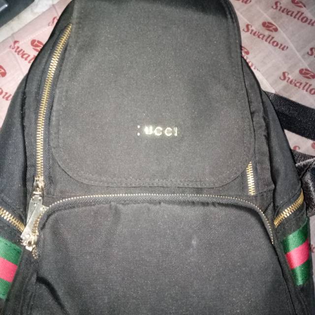 preloved tas ransel gucci