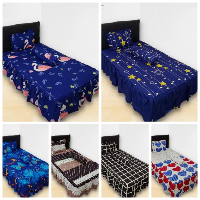 Sprei Rumbai 120x200 Sprei Rumbai single Sprei Rumbai Motif Doraemon