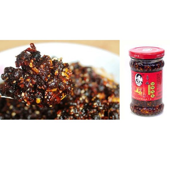 Lao Gan Ma Black Beans with Chili Oil Lao Gan Ma Hot Chili Sauce with fermented soybean 280 g