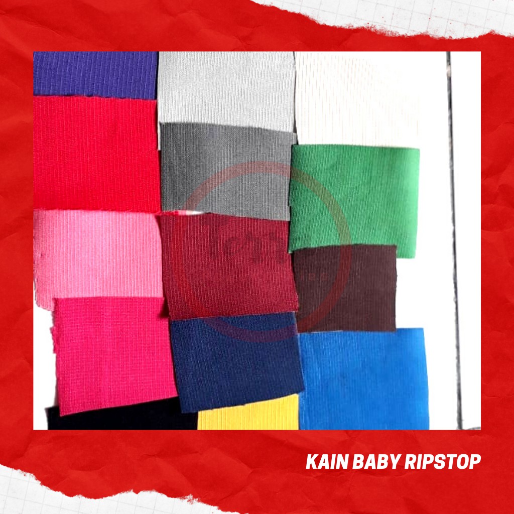 Bahan Kain Baby Ripstop Ripstok Kain Pembuat Tas Ransel Bahan Kain Baby Ripstop Ripstok Kain Pembuat Tas Ransel