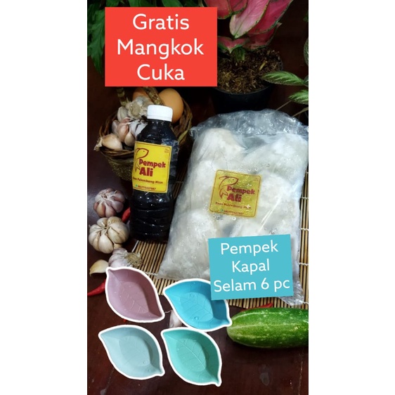 

Pempek Ali Ikan Asli Empek-empek Varian Kapal Selam Jumbo 6pcs Isi Telur Frozen Vakum Oleh-oleh Palembang