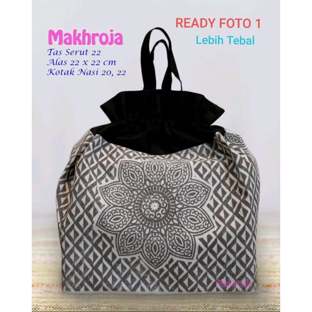 

Tas Hajatan Goodie Bag Serut 22 FT Atas Hitam Bawah Putih