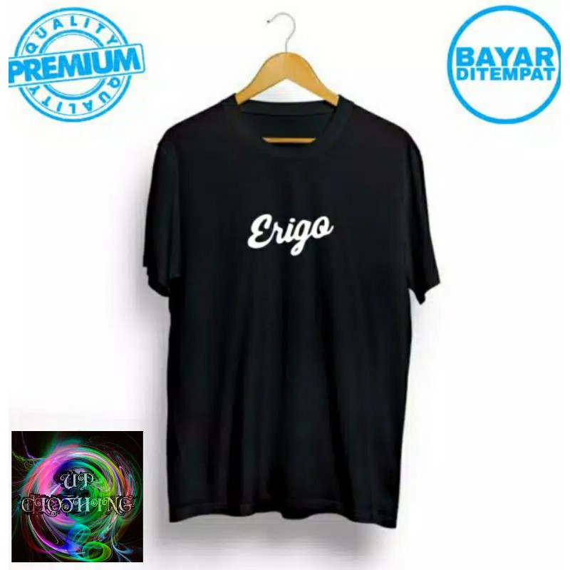 KAOS ERIGO HITAM /PUTIH