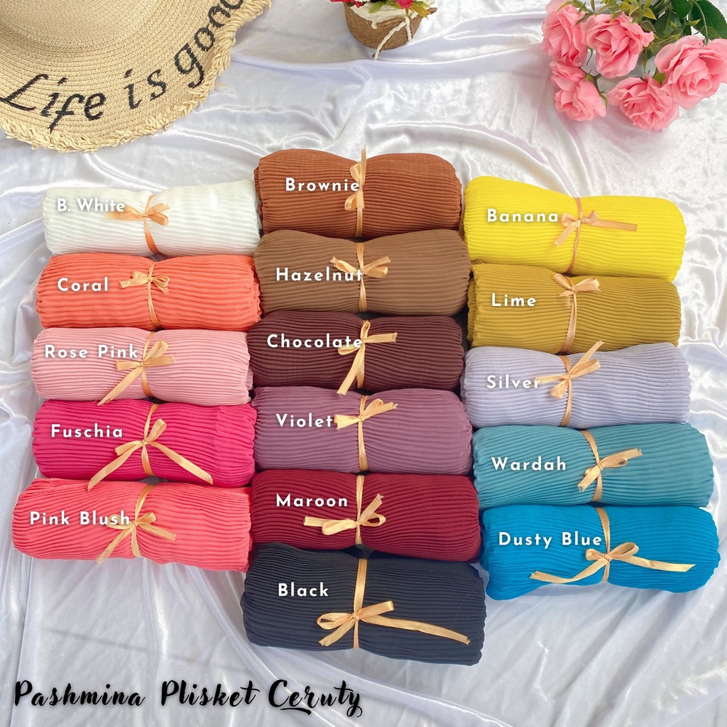 Pashmina Plisket Ceruty Babydoll