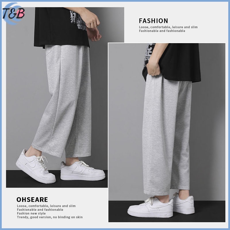 Celana Training Olahraga baggy pant kulot oversize Joger pants pria celana kasual Abu-abu celana training pria jumbo Fashionable SweatPants Celana Training impor celana panjang stretch pria