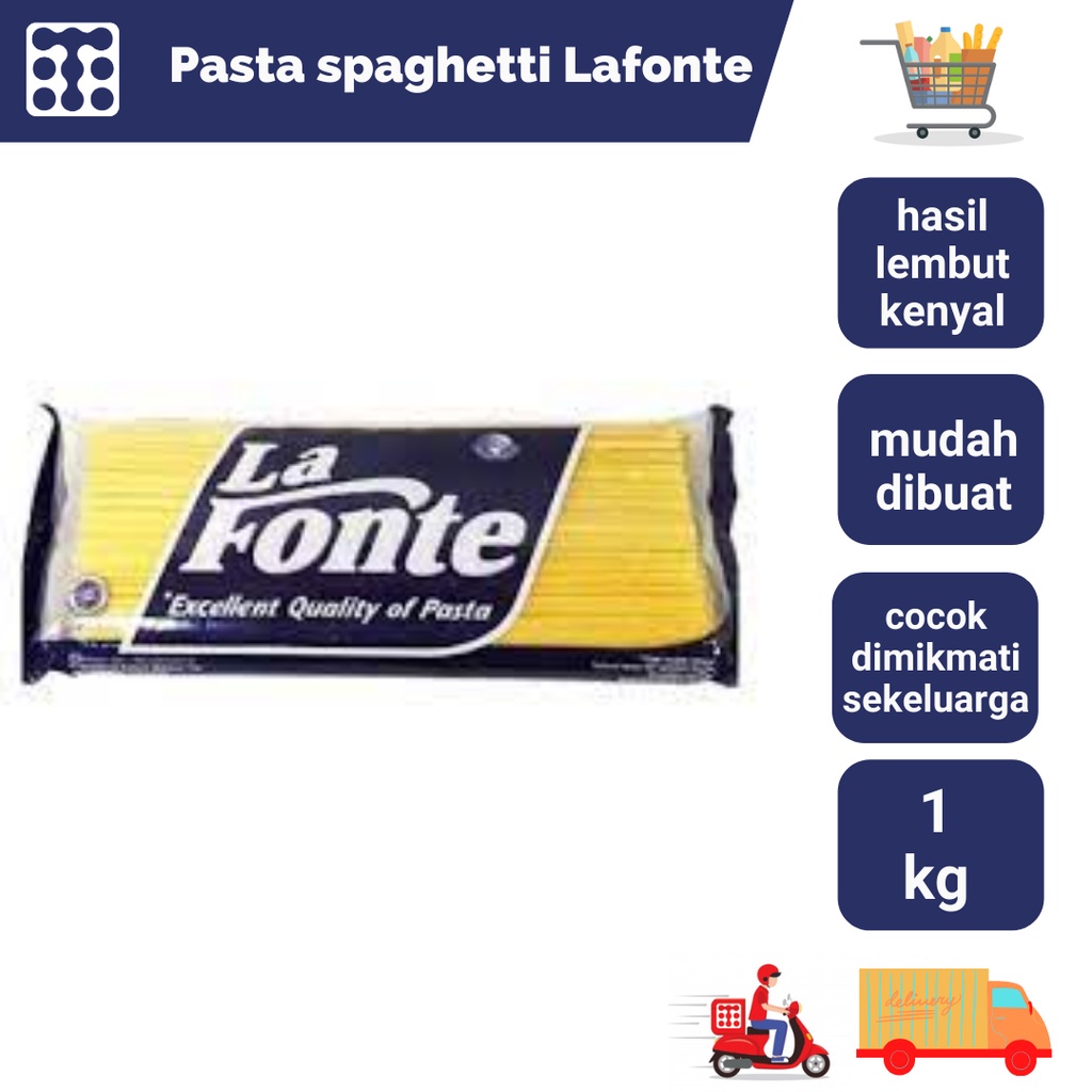

Pasta Spaghetty La Fonte 1 Kilogram