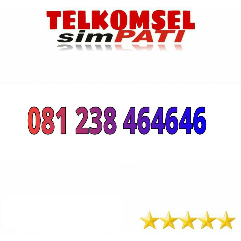 nomor cantik telkomsel simpati 464646 seri 081