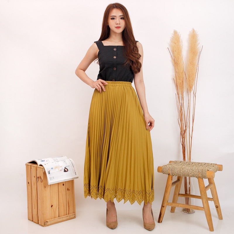 ROK LASER - PLISKET MAYUNG HYGET PON ZIGZAG POLOS MURAH GROSIR SUPPLIER ABG KARET MELAR REMPEL-LEMON