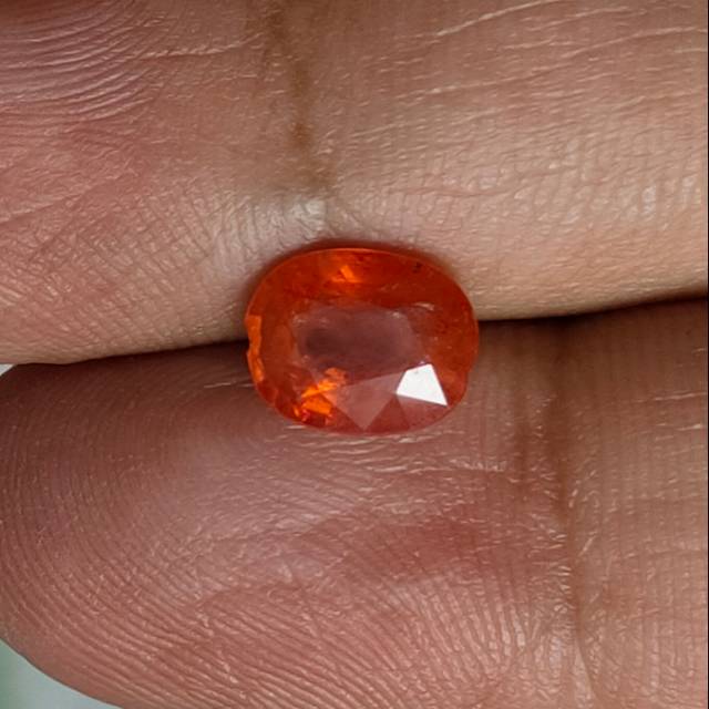 Natural sapphire orange tanzania