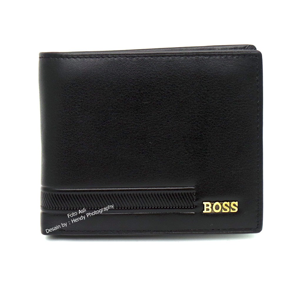 DOMPET PRIA KULIT ASLI IMPORT MURAH  LEMBUT | HUGO BOSS B1603-12