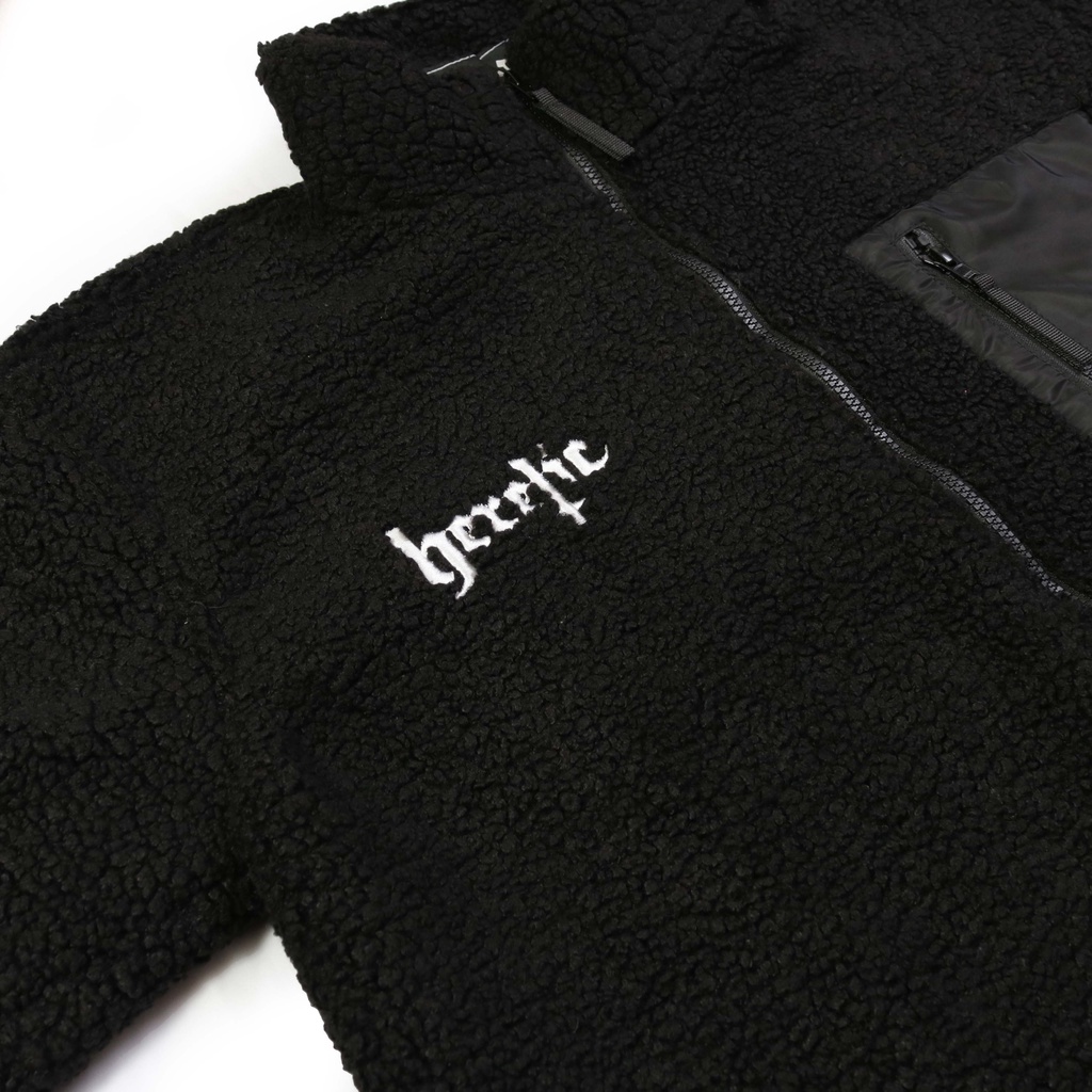 Heretic - Sherpa Jacket - Black Pentagram