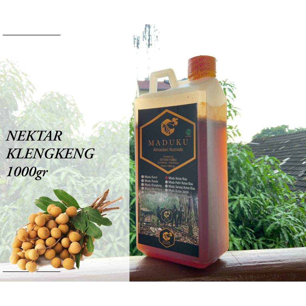 

MADUKU Madu Murni Raw Honey Madu NEKTAR KLENGKENG Kelengkeng 1000gr