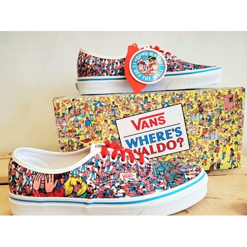 Jual Vans Authentic X Where� Waldo (Resmi Pt Navya) Indonesia|Shopee  Indonesia