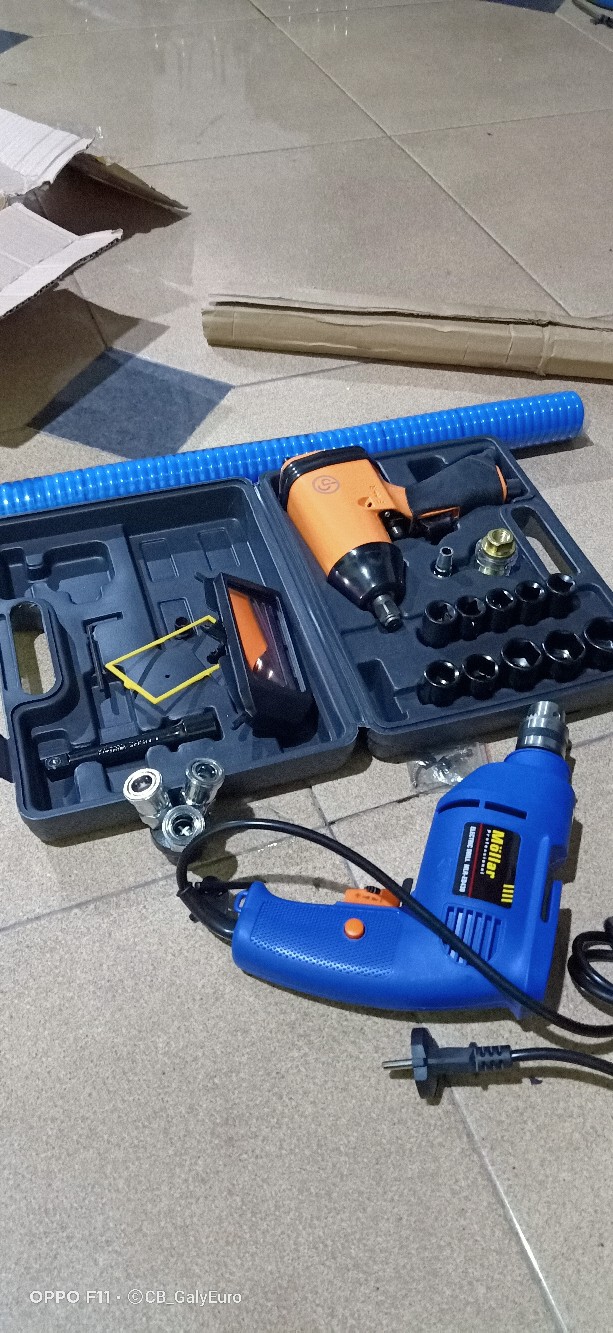 Mollar Mesin Bor Listrik Reversible 10mm - Electric Drill 10 Mm