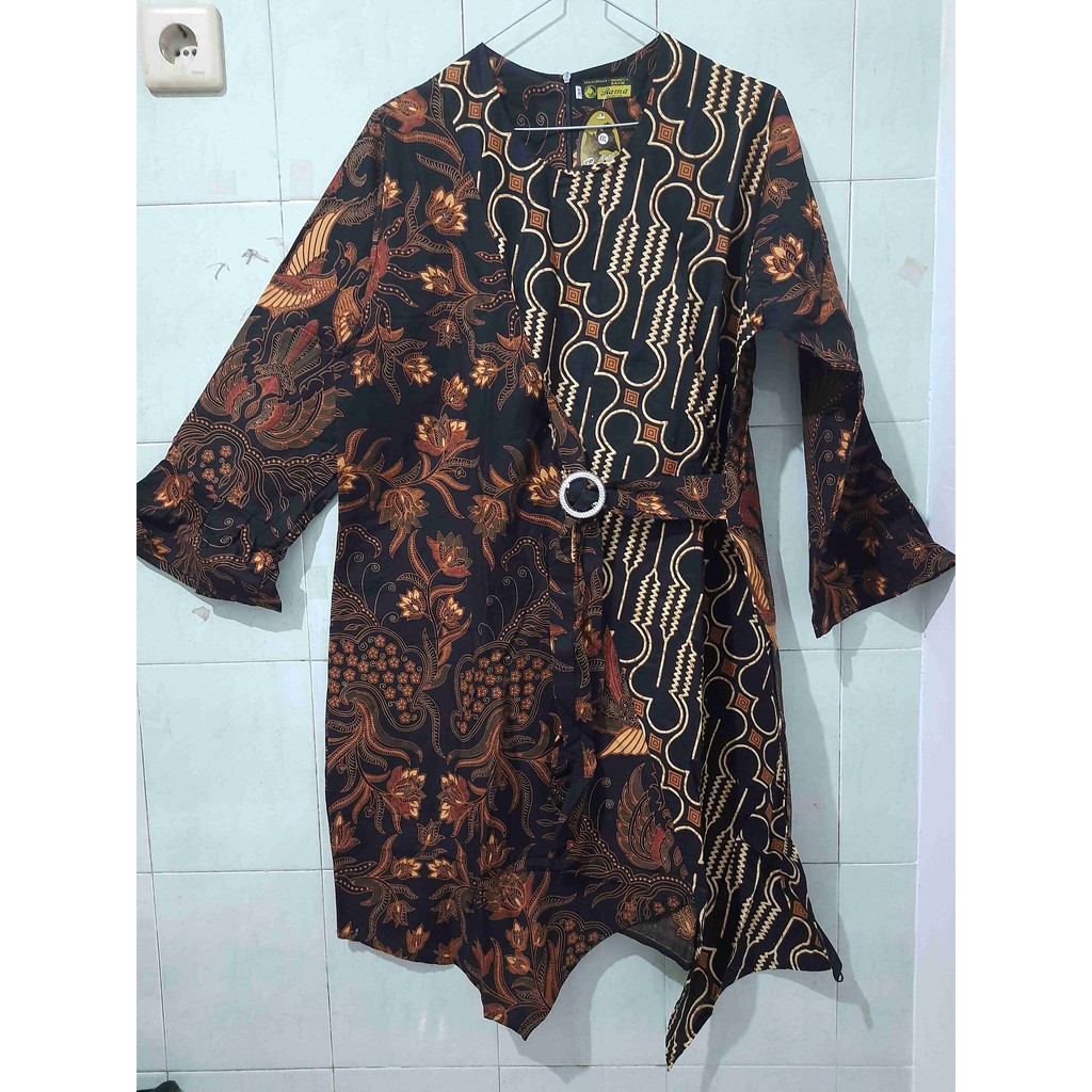 Tunik Atasan Batik Rama Asimetris
