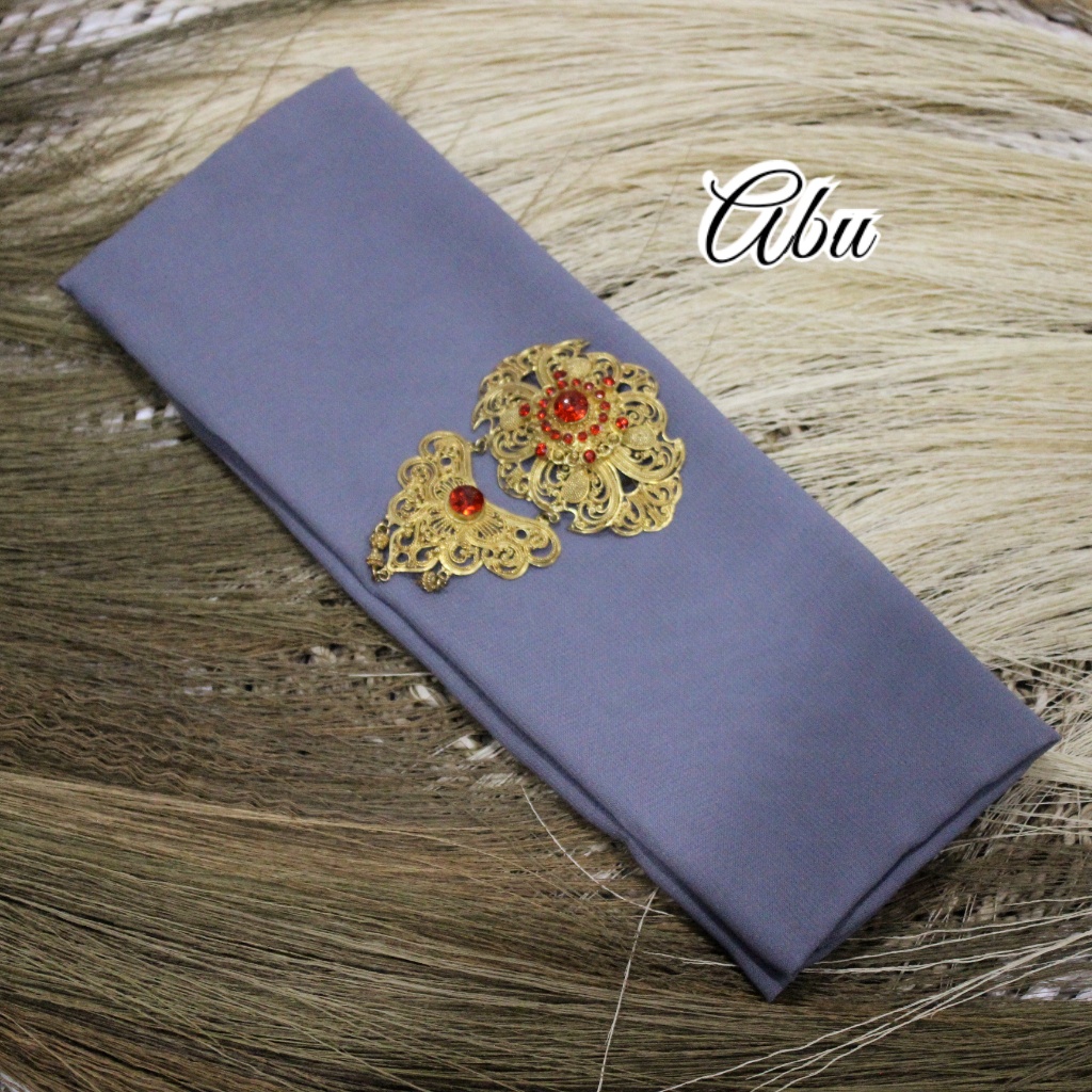 Selendang Sifon Hycon | Selendang Bali | Senteng-Abu