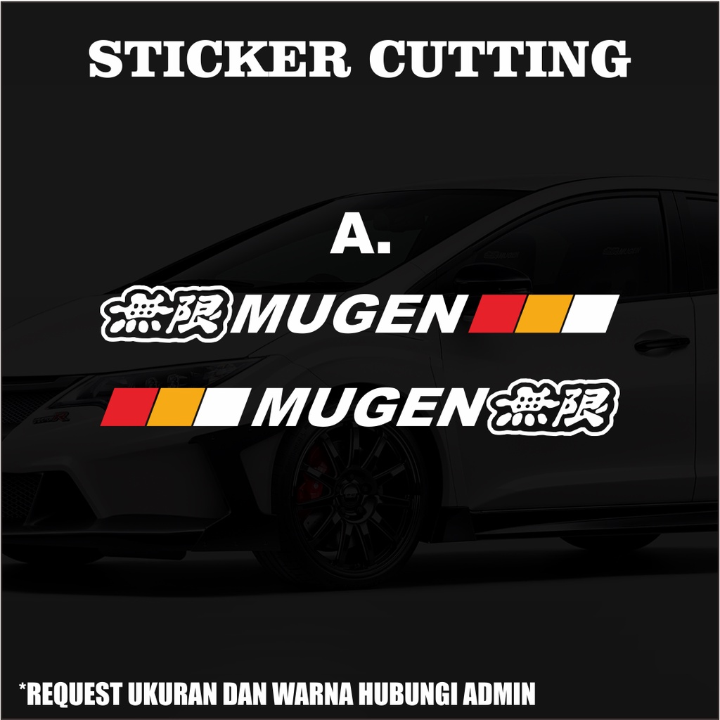 Sticker Cutting Mugen Power