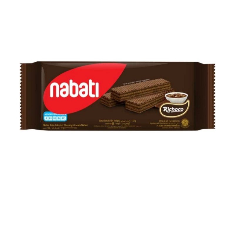 RICHOCO NABATI WAFER COKLAT 132G
