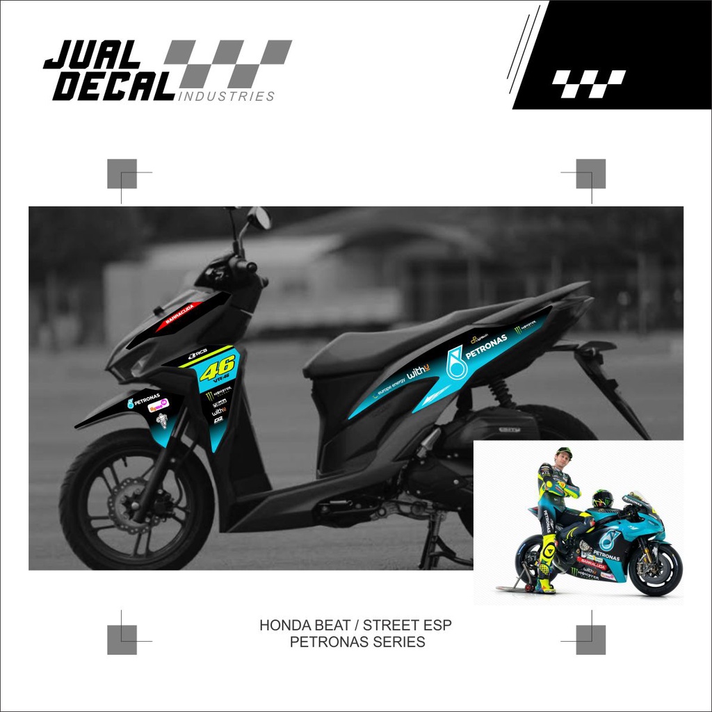 Striping VARIO 125/150cc | Stiker variasi motor Vario New | Vario 2020 – 2021 PETRONAS