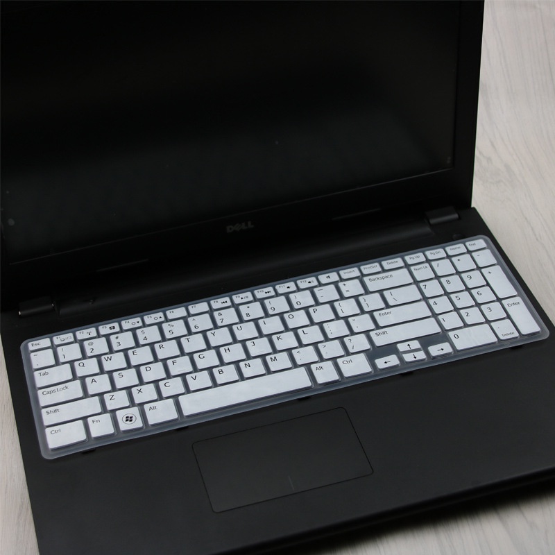 For 15.6 Inches Dell Inspiron 15R-5537 3521 3537 5528 Soft Ultra-thin Silicone Laptop Keyboard Cover Protector
