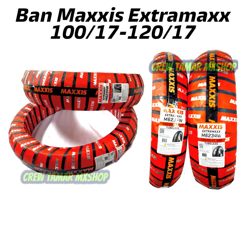 Ban Maxxis Ukur 100/80 Dan 120/70 ring 17 cocok untuk supermoto