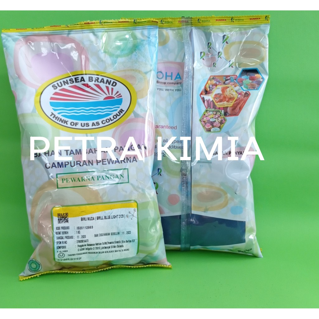 

Pewarna Makanan Brill Blue Light 2129 1Kg (Original Roha)