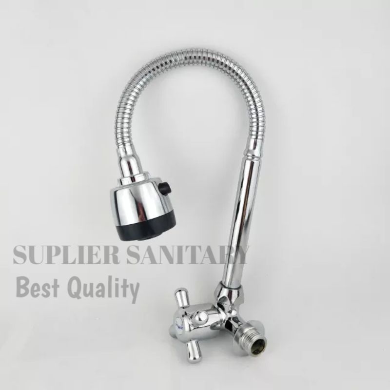 Kran cuci piring-kran angsa flexibel-kran dapur