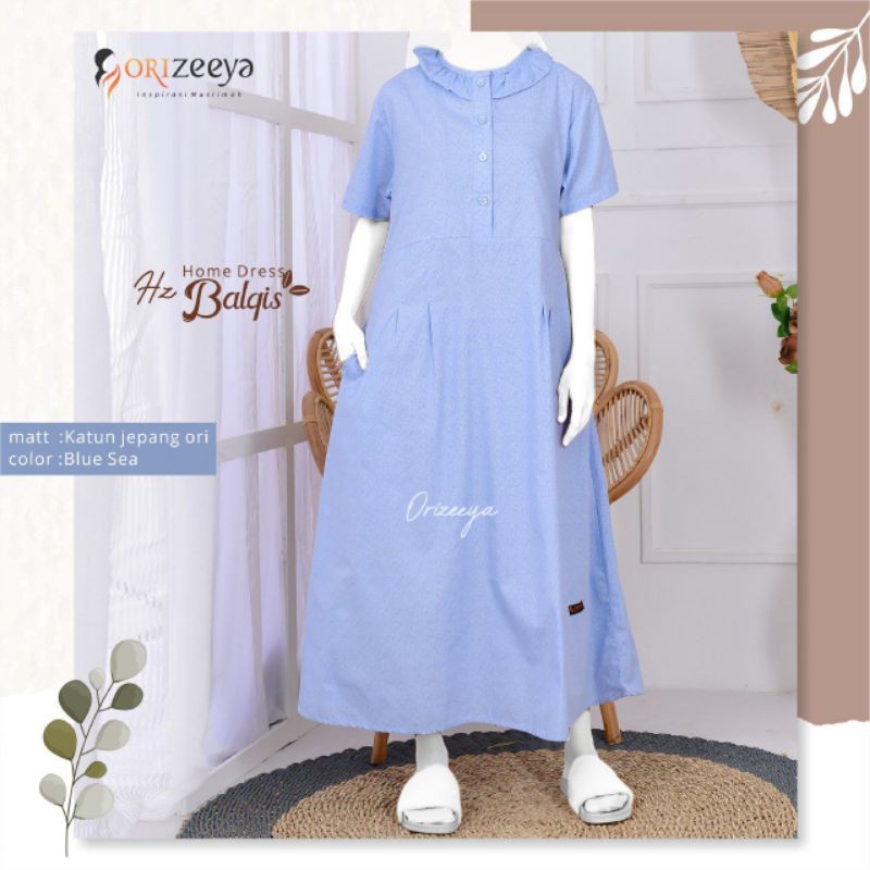 Sale Homedress Orizeeya HZ Balqis/Daster Orizeeya HZ Balqis murah/Daster Katun Jepang Ori