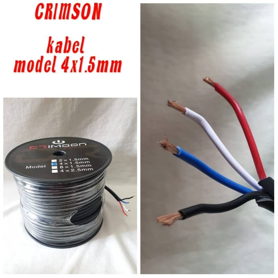 Jual Kabel Speaker Crimson X Mm Meter Shopee Indonesia