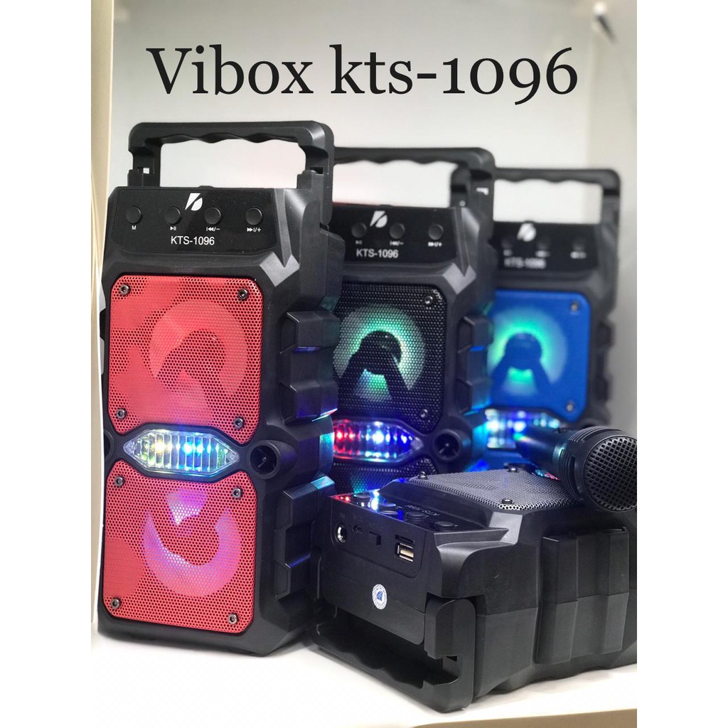 New~Speaker bluetooth vibox kts1096 BONUS mic karaoke