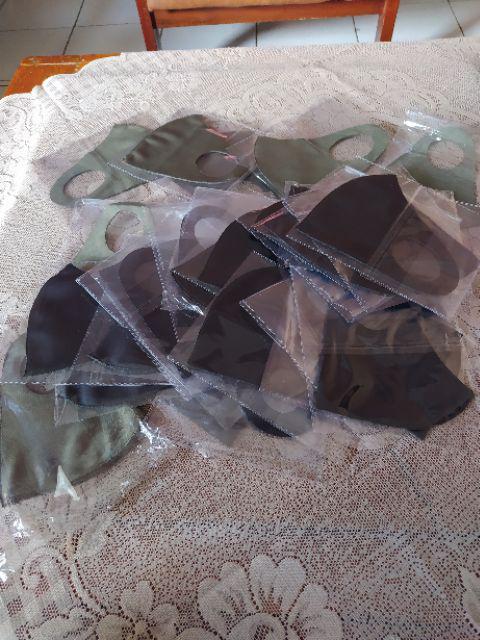 Ready Masker Putih Bahan Scuba #carlina