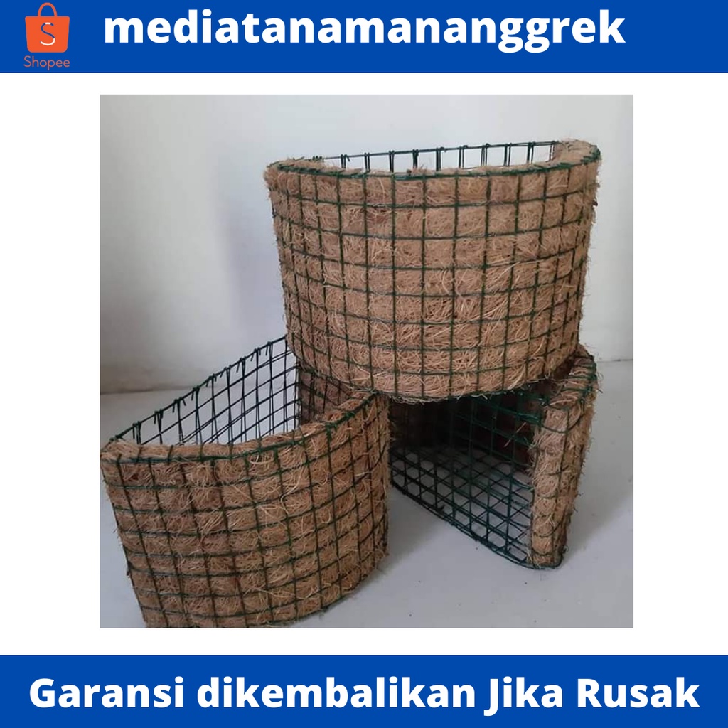 Pot Tempel Anggrek / Pot Tempel Sabut Kelapa / Pot Anggrek / Dendrobium