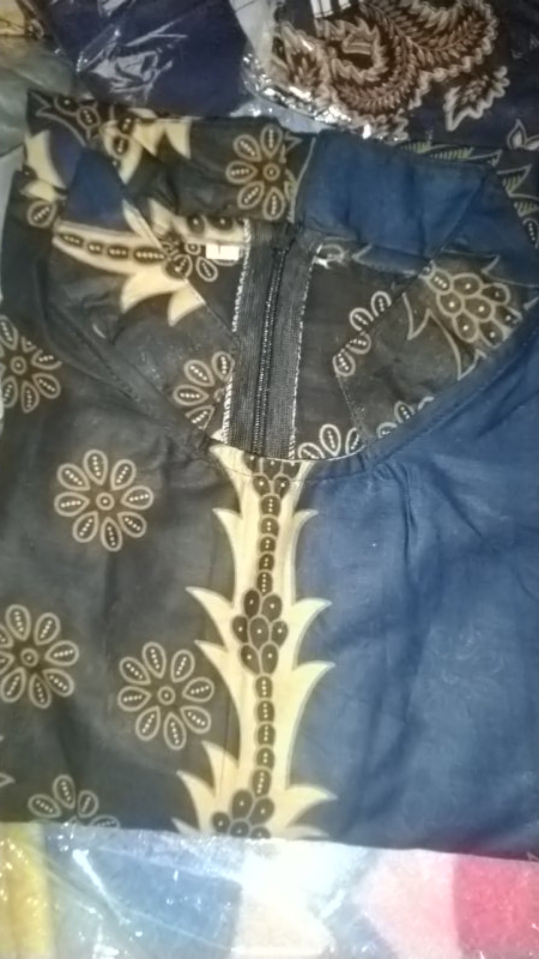 Terlaris Serut Genes Jelita Tunic Navbor Yelbor Whitbor Creambor Tunik Batik Modern Hrb030